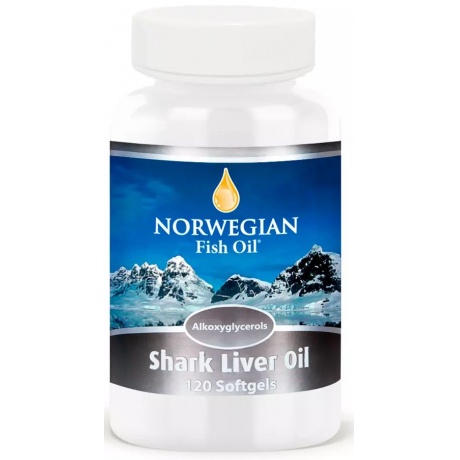 Norwegian Fish Oil Омега 3 Жир печени акулы 120 капсул - фото 1