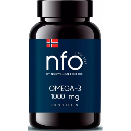 Norwegian Fish Oil Омега 3 1000 mg 60 капсул - фото 1