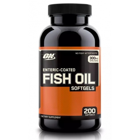 Optimum Nutrition Энтерик Коатед Фиш Ойл Софтгельс ON - Fish Oil Softgels (200caps) - фото 1