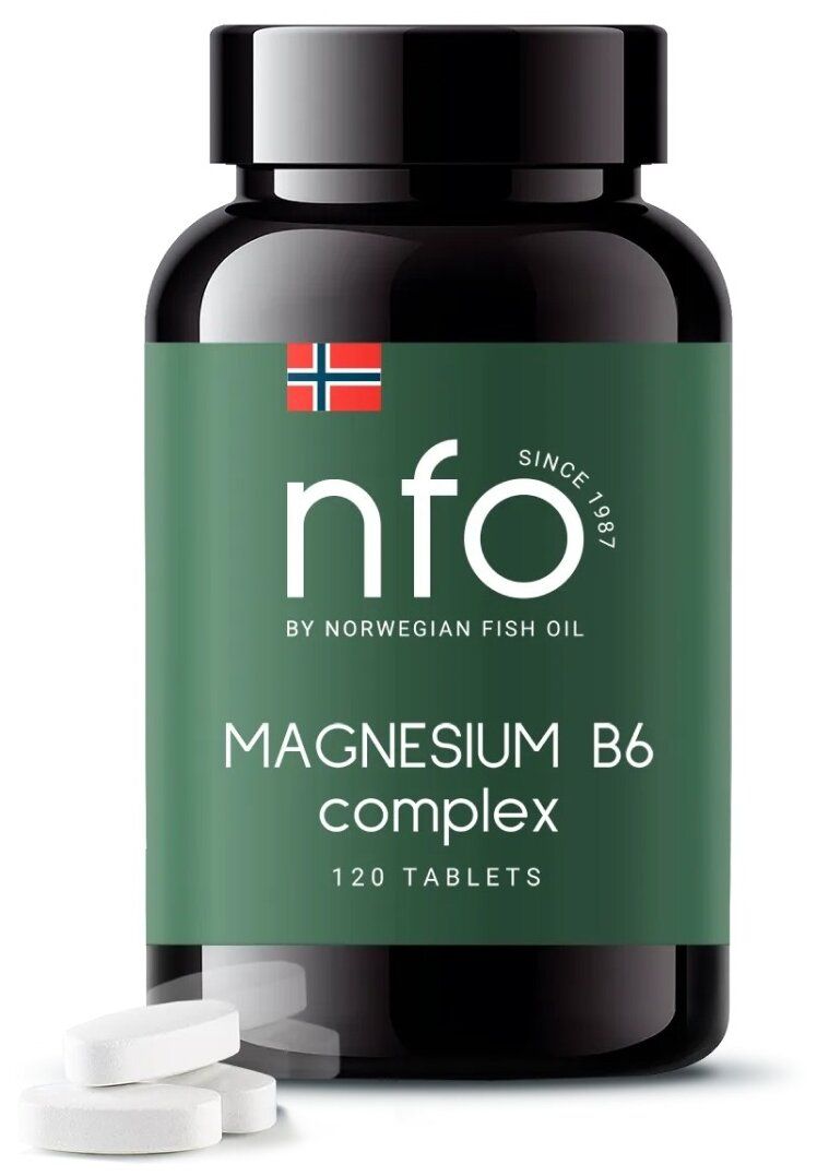 Norwegian Fish Oil Магний В6 120
