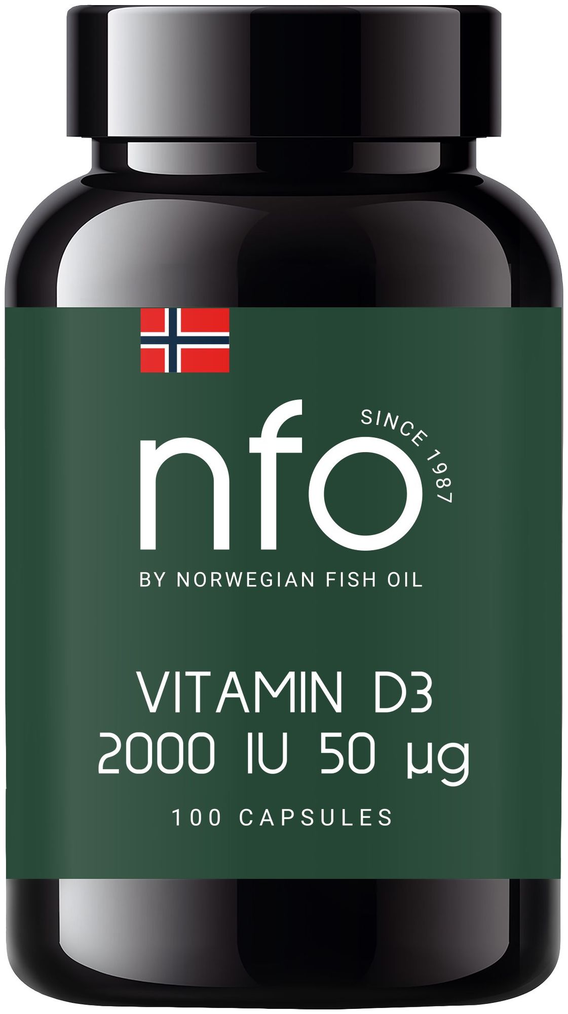NFO Витамин Д3 2000 МЕ 100 таблеток
