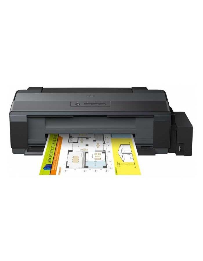 Принтер струйный Epson L1300 (C11CD81402) A3 USB черный epson l1300 c11cd81402