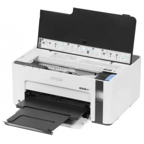 Принтер струйный Epson M1120 (C11CG96405) A4 WiFi USB серый/черный - фото 5