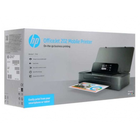Принтер HP OfficeJet 202 Mobile Printer - фото 9