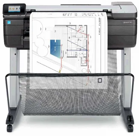 Широкоформатный принтер HP DesignJetT830 MFP (p/s/c, 24",4color,...