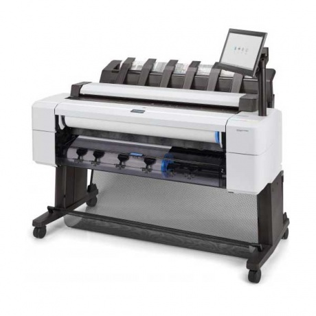 Широкоформатный принтер HP DesignJet T2600dr PS MFP (p/s/c, 36&quot;,2400x1200dpi, 3A1ppm, 128GB, HDD500GB, 2rollfeed, autocutter, output tray,stand, Scanner 36&quot;,600dpi, 15,6&quot; touch display, extUSB, GigEth, 2y warr,repl. L2Y26A) - фото 2