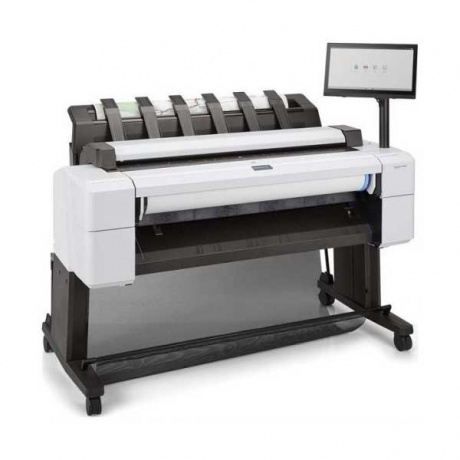 Широкоформатный принтер HP DesignJet T2600dr PS MFP (p/s/c, 36&quot;,2400x1200dpi, 3A1ppm, 128GB, HDD500GB, 2rollfeed, autocutter, output tray,stand, Scanner 36&quot;,600dpi, 15,6&quot; touch display, extUSB, GigEth, 2y warr,repl. L2Y26A) - фото 4