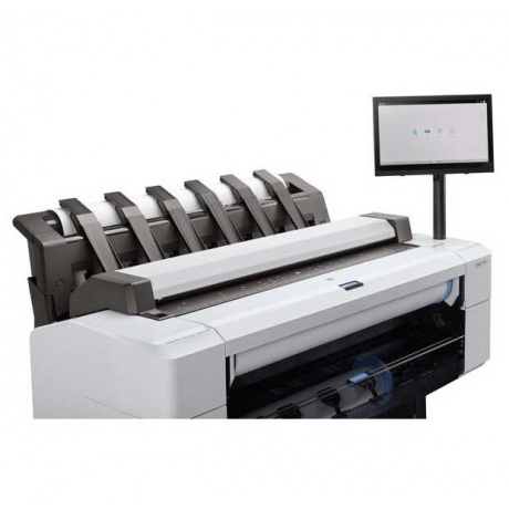 Широкоформатный принтер HP DesignJet T2600dr PS MFP (p/s/c, 36&quot;,2400x1200dpi, 3A1ppm, 128GB, HDD500GB, 2rollfeed, autocutter, output tray,stand, Scanner 36&quot;,600dpi, 15,6&quot; touch display, extUSB, GigEth, 2y warr,repl. L2Y26A) - фото 6