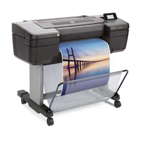 Широкоформатный принтер HP DesignJet Z9+ PS (44&quot;,9 colors, pigment ink, 2400x1200dpi,128 Gb(virtual),500 Gb HDD, GigEth/host USB type-A,stand,single sheet and roll feed,autocutter, PS, 1y warr) - фото 3