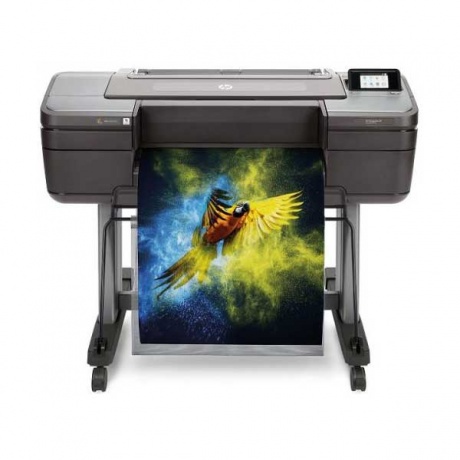 Широкоформатный принтер HP DesignJet Z9+ PS (44&quot;,9 colors, pigment ink, 2400x1200dpi,128 Gb(virtual),500 Gb HDD, GigEth/host USB type-A,stand,single sheet and roll feed,autocutter, PS, 1y warr) - фото 7