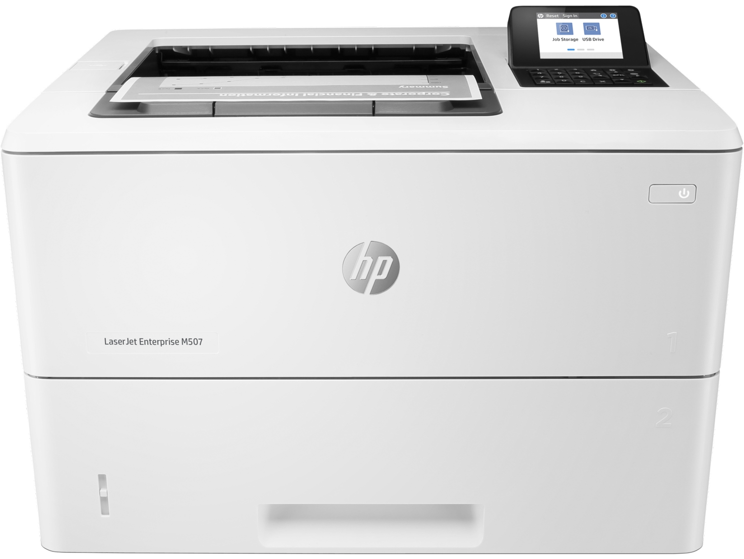 Принтер лазерный HP LaserJet Enterprise M507dn (1PV87A) - фото 1