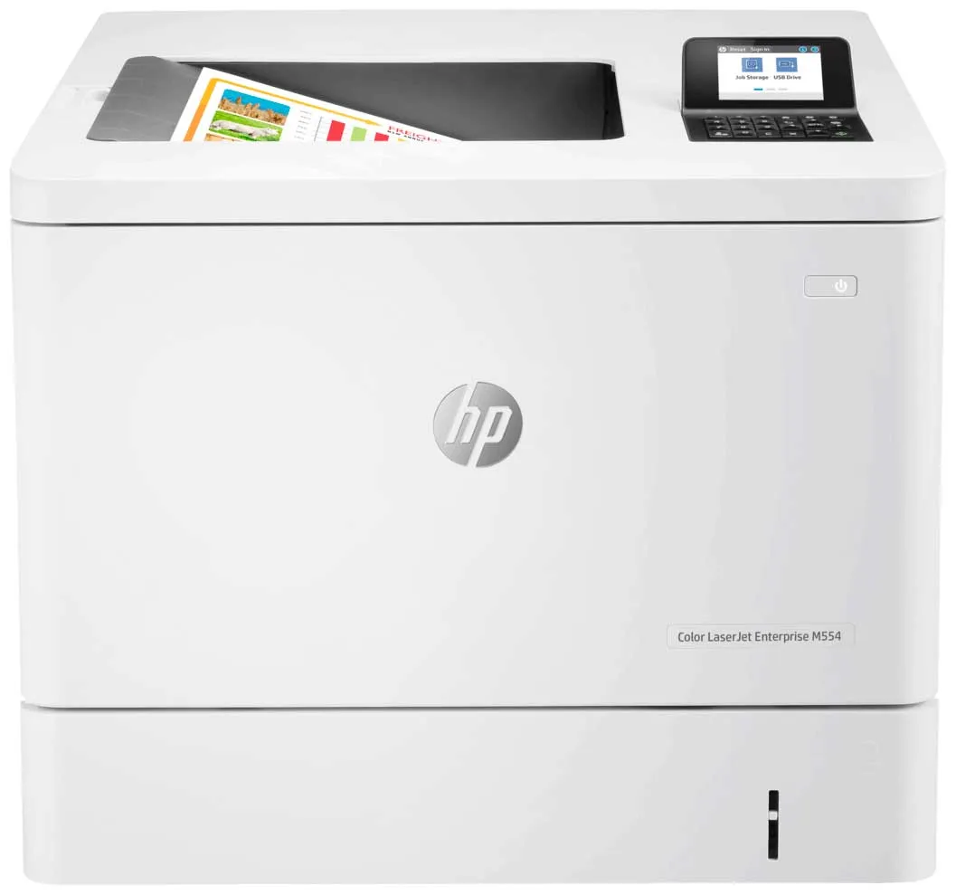 Принтер лазерный HP Color LaserJet Enterprise M554dn (7ZU81A) - фото 2