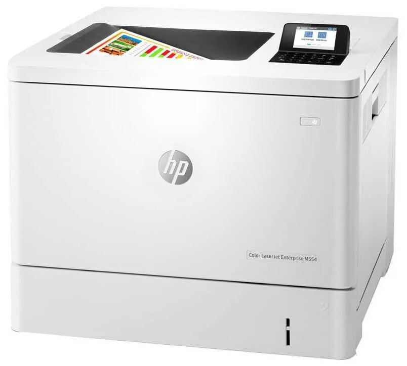 Принтер лазерный HP Color LaserJet Enterprise M554dn (7ZU81A) - фото 1