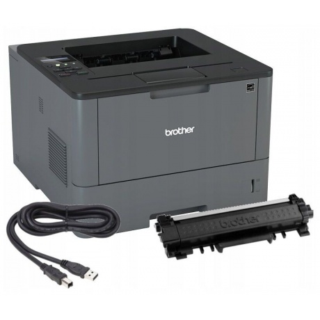 Принтер лазерный Brother HL-L5100DN A4 Duplex Net - фото 3