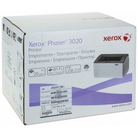 Принтер лазерный Xerox Phaser 3020v_bi A4 WiFi белый - фото 9