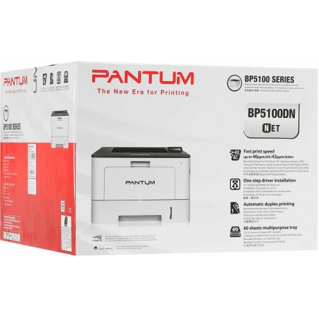 Принтер лазерный Pantum BP5100DN A4 Duplex Net белый - фото 7