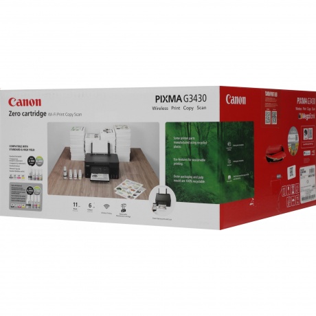 МФУ струйный Canon Pixma G3430 (5989C009) A4 WiFi черный - фото 18