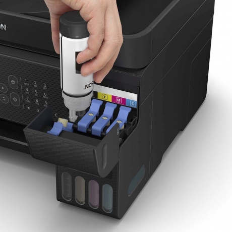 МФУ струйный Epson L5290 (C11CJ65512/C11CJ65409) A4 WiFi черный - фото 4