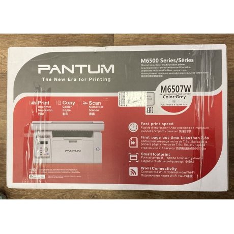 МФУ лазерное Pantum M6507W серый состояние хорошее - фото 9