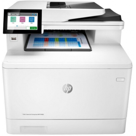 МФУ HP Color LaserJet Enterprise MFP M480f Printer/Scanner/Copier/Fax, A4, 600x600 dpi, 27(27)ppm, 2Gb, 800 Mhz, 2trays 50+250,ADF50, Duplex, USB/GigEth, Duty cycle - 55 000 - фото 1