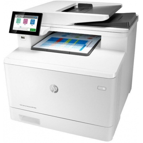 МФУ HP Color LaserJet Enterprise MFP M480f Printer/Scanner/Copier/Fax, A4, 600x600 dpi, 27(27)ppm, 2Gb, 800 Mhz, 2trays 50+250,ADF50, Duplex, USB/GigEth, Duty cycle - 55 000 - фото 2