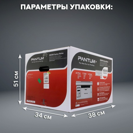 МФУ лазерный Pantum M6506NW серый (A4, принтер/сканер/копир, 1200dpi, 22ppm, 128Mb, WiFi, Lan, USB) (M6506NW) - фото 15