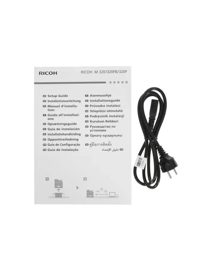 МФУ лазерный Ricoh M 320 (408536) A4 Duplex белый - фото 13
