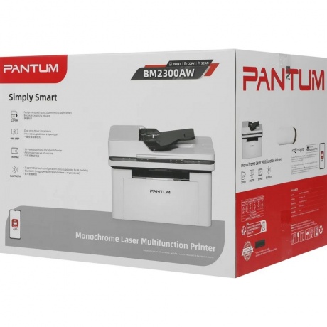 МФУ лазерный Pantum BM2300AW A4 WiFi белый - фото 20