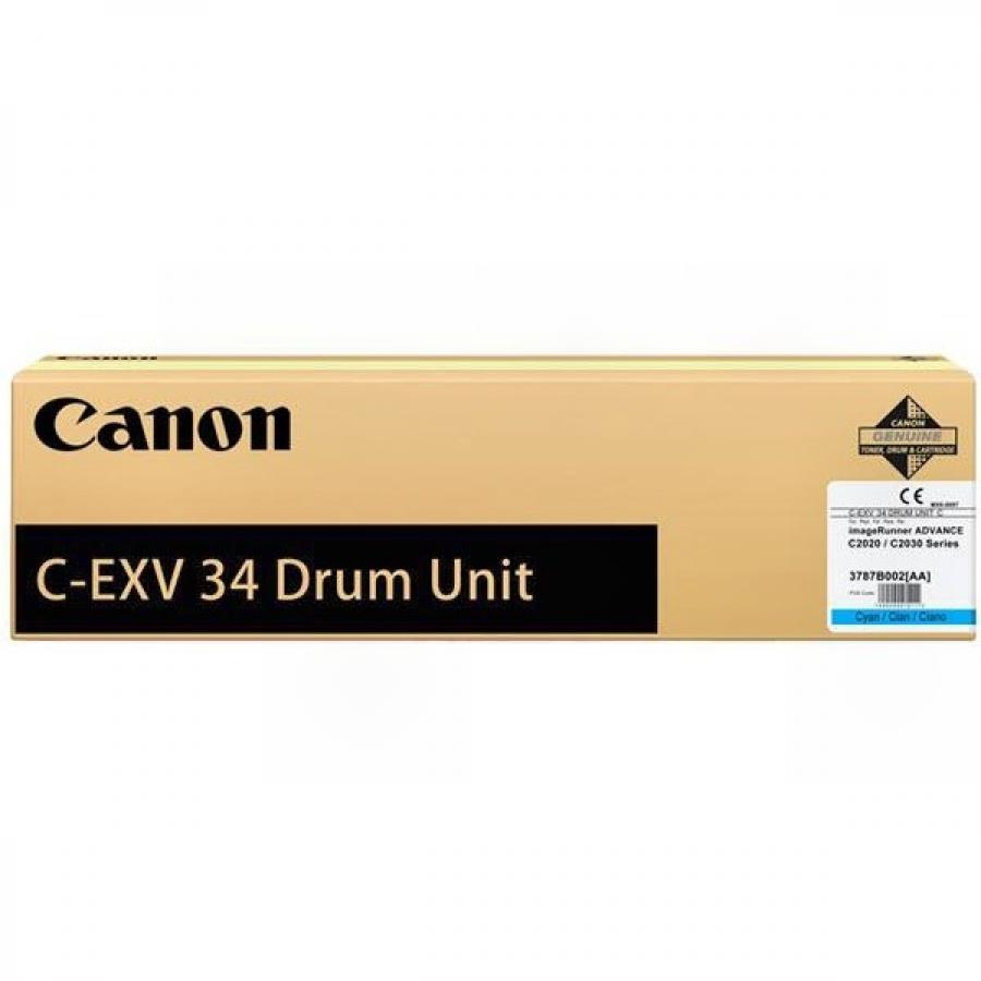 Фотобарабан Canon C-EXV34C (3787B003AA) для IR ADV C2020/2030, цветной тонер картридж canon ir adv c2020 c2030 c exv34 gpr 36 npg 52 cyan туба 260г elp imaging®