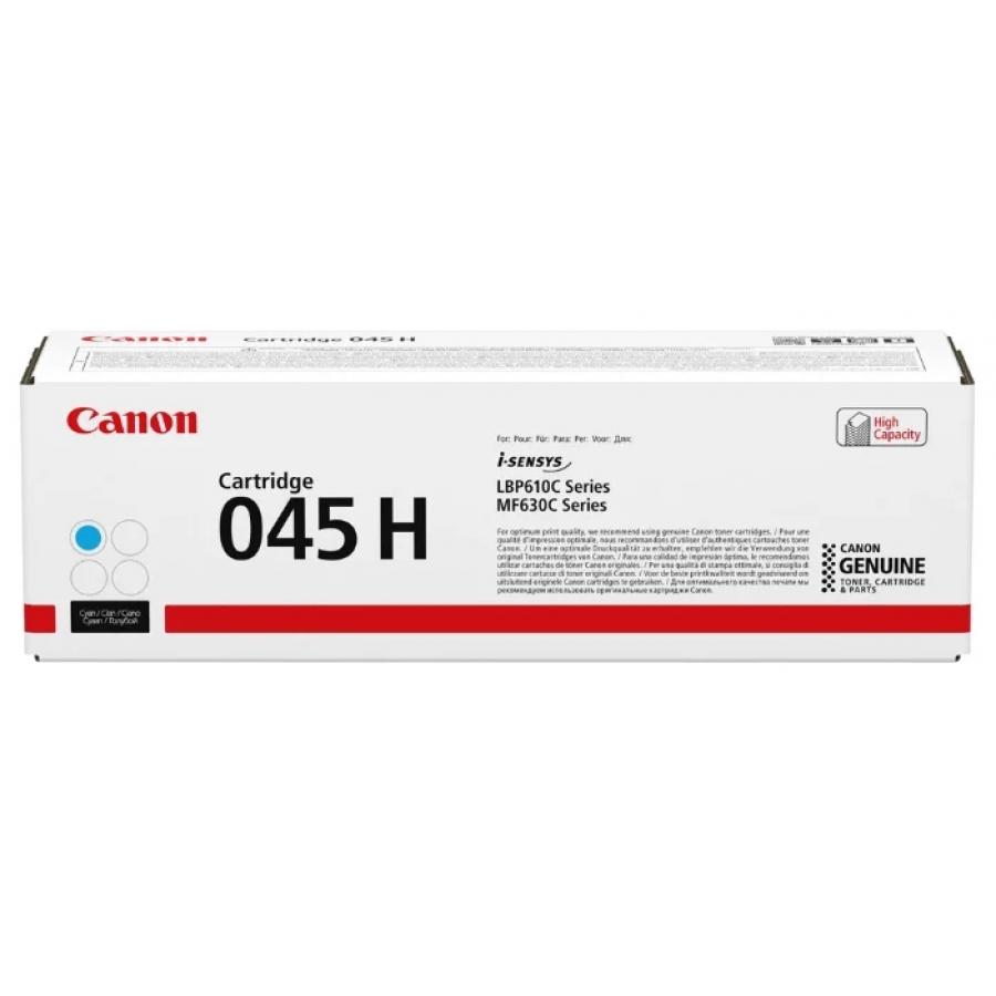 цена Картридж Canon 045HC (1245C002) для Canon i-SENSYS MF630, голубой