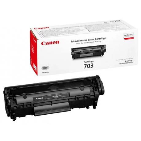Картридж Canon 703 (7616A005) для Canon LBP-2900/3000, черный - фото 1