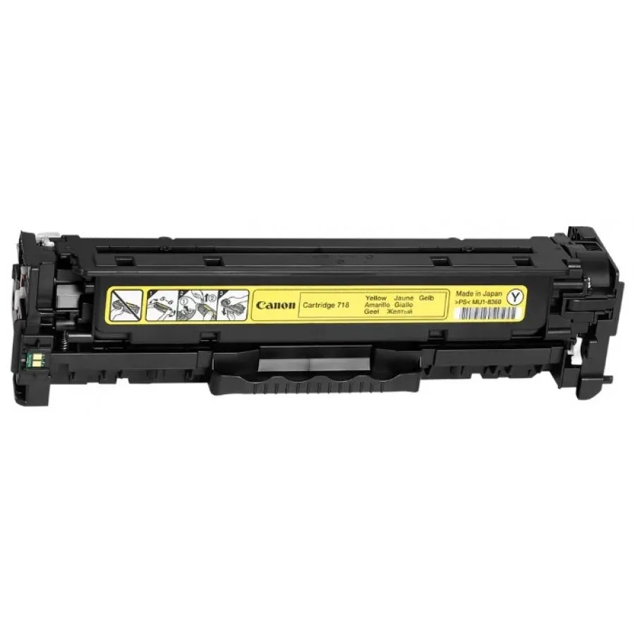 Картридж Canon 718Y (2659B002) для Canon LBP7200/MF8330/8350, желтый - фото 3