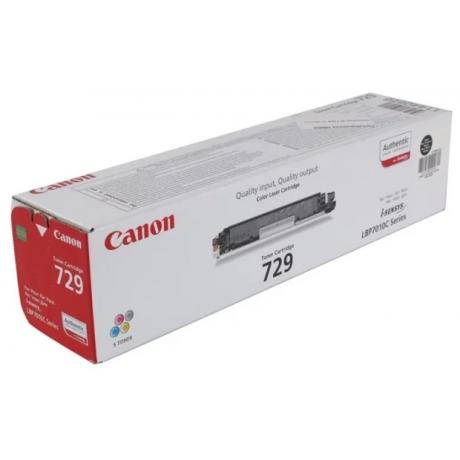 Картридж Canon 729BK (4370B002) для Canon i-Sensys LBP-7010C/7018C, черный - фото 2
