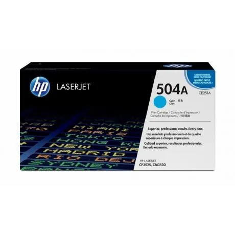 Картридж HP CE251A для HP CM3530/CP3525, голубой