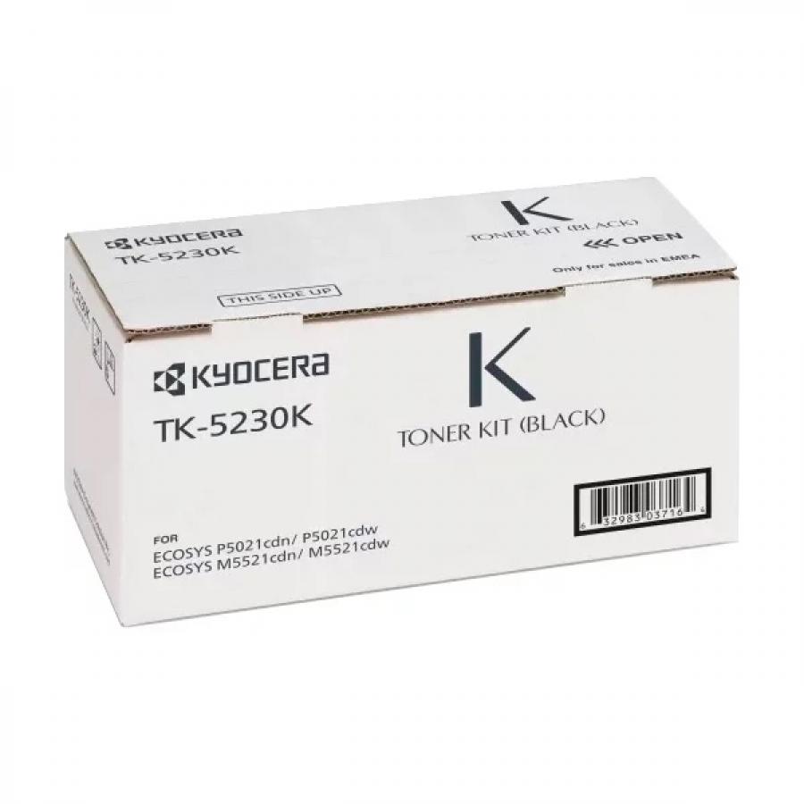 Картридж Kyocera TK-5230K (1T02R90NL0) для Kyocera P5021cdn/cdw, M5521cdn/cdw, черный картридж kyocera tk 5220y 1t02r9anl1 для kyocera m5521cdn cdw p5021cdn cdw желтый