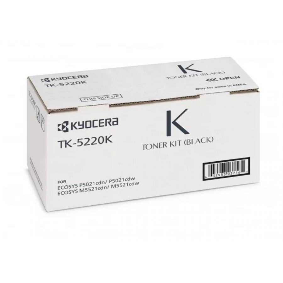 Картридж Kyocera TK-5220K (1T02R90NL1) для Kyocera M5521cdn/cdw P5021cdn/cdw, черный картридж kyocera tk 5220y 1t02r9anl1 для kyocera m5521cdn cdw p5021cdn cdw желтый