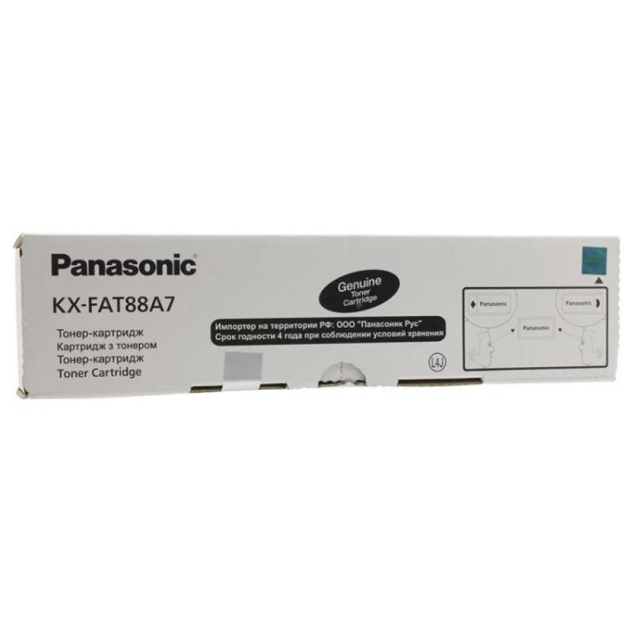 Картридж Panasonic KX-FAT88A7 для Panasonic KX-FL403RU, черный картридж для лазерного принтера cactus cs p88a kx fat88a7 для panasonic fl401 402 403 423 flc411 412 413 418