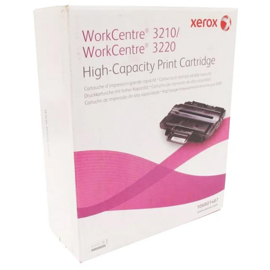 Картридж Xerox 106R01487 для Xerox WC 3210/3220, черный тонер картридж 7q 106r01487 для xerox wc 3210 wc 3220 чёрный 4100 стр