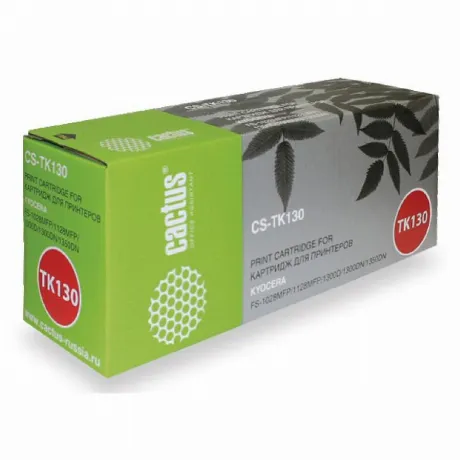 Картридж Cactus CS-TK130 для Kyocera Mita FS-1028MFP/1128MFP/130...