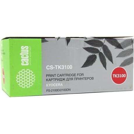 

Картридж Cactus CS-TK3100 для Kyocera Ecosys FS-2100, черный