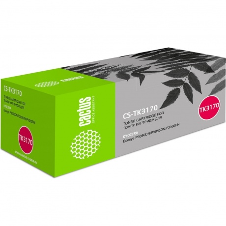 Картридж Cactus CS-TK3170 для Kyocera Ecosys P3050dn/P3055dn/P3060dn, черный