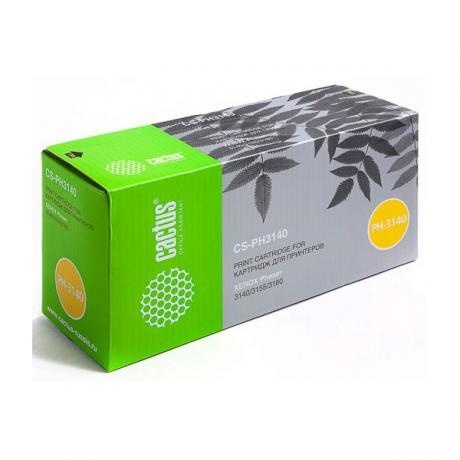 

Картридж Cactus CS-PH3140 (108R00908) для Xerox Phaser 3140/3155/3160, черный