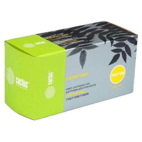

Картридж Cactus CS-PH7100Y (106R02608) для Xerox Phaser 7100/7100N/7100DN, желтый