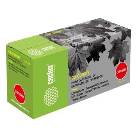 Картридж Cactus CS-C046HY для Canon LBP 653Cdw/654Cx/MF732Cdw/73...