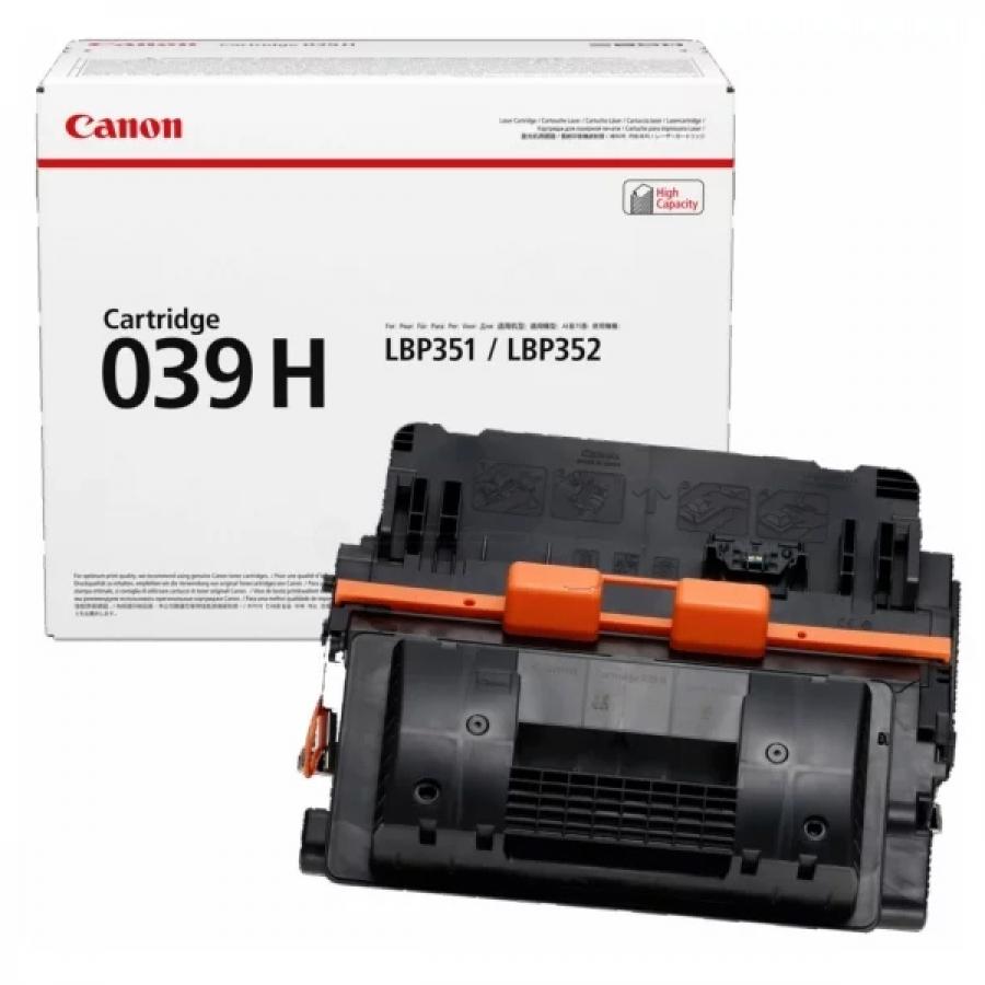 Картридж Canon 039HBK (0288C001) для Canon LBP-351, черный картридж canon 039hbk 25000стр черный