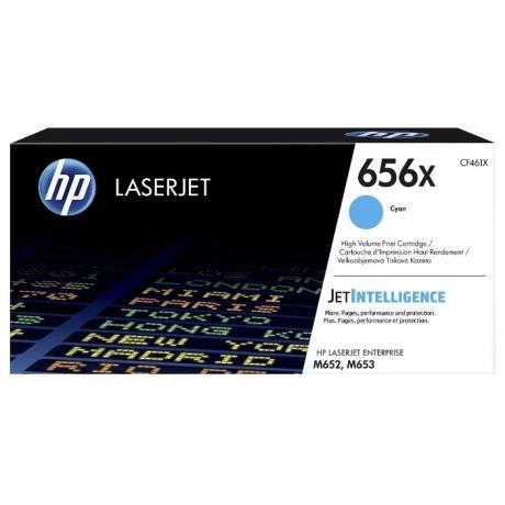 Картридж HP CF461X для HP M652/653, голубой