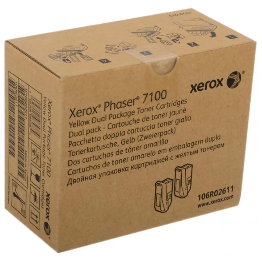Картридж Xerox 106R02611 для Xerox Ph 7100, желтый