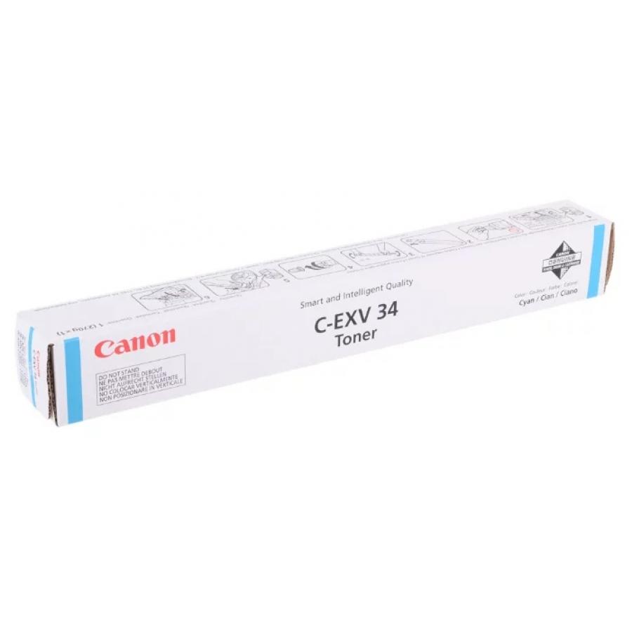 цена Картридж Canon C-EXV34 (3783B002) туба для копира iR C9060/C9065/C9070, голубой