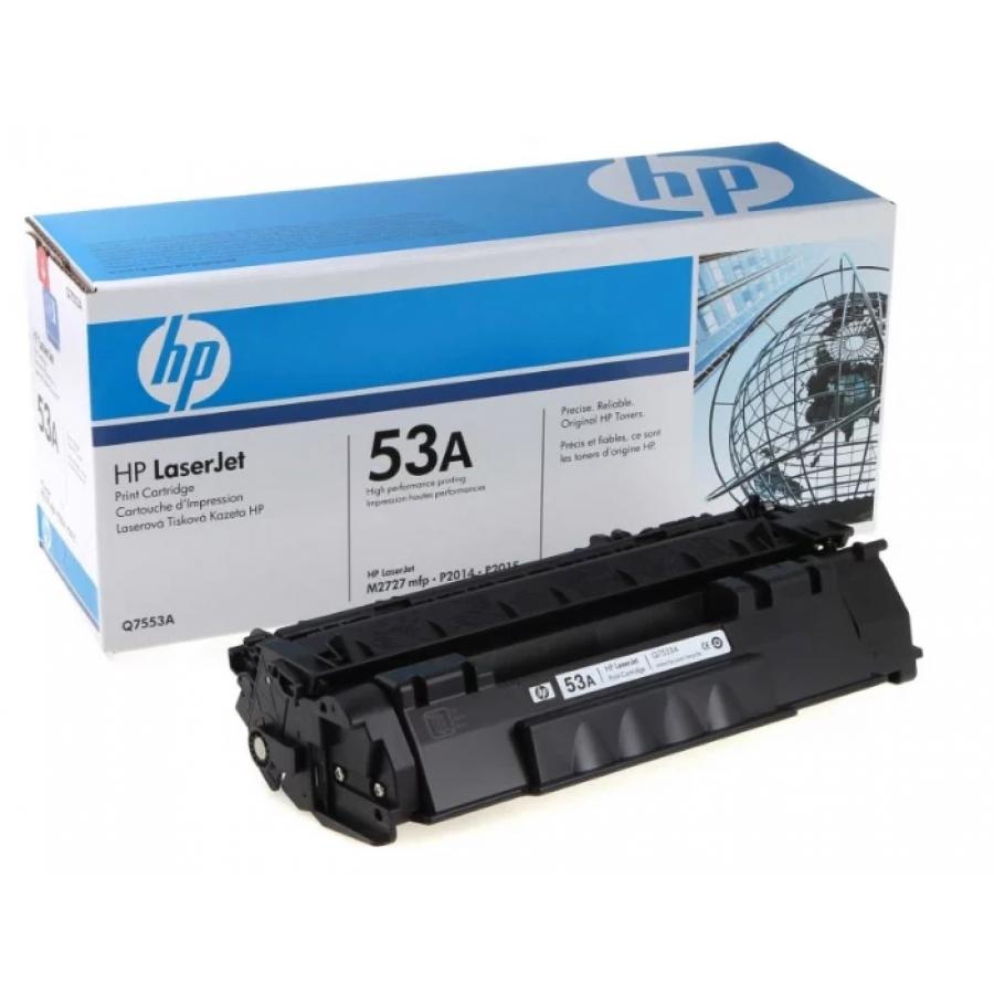 Картридж HP Q7553A для HP LJ P2015, черный картридж hi black для hp q5949a q7553a lj 1160 1320 p2015 canon 715 3500стр