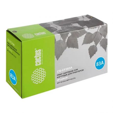 

Картридж Cactus CS-CF283A для HP LJ Pro M125nw/M127fw, черный